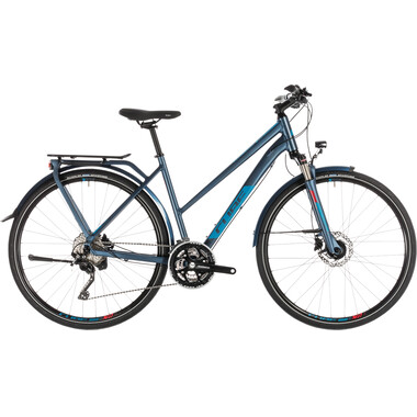 Bicicleta de viaje CUBE KATHMANDU PRO TRAPEZ Mujer Azul 2019 0